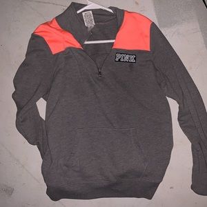 pink hoodie